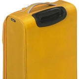 Mia Toro Italy Bernina Softside 24 Inch Spinner Luggage, Yellow