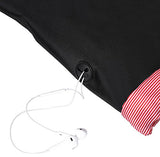 Bagail Casual Large Vintage Canvas Travel Backpacks Laptop College School Bags (Black)