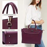 Laptop Tote Bag for Women,13-15.6 Inches Spacious Tablet Handbag Shoulder Bag for Laptop Computer Tablet(Darkpurple-N)