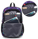 Scarleton Patterned Backpack H204016 - Purple