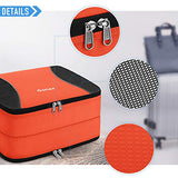Gonex Large Packing Cubes, Double Sided Luggage Travel Organizer 3 pcs Orange