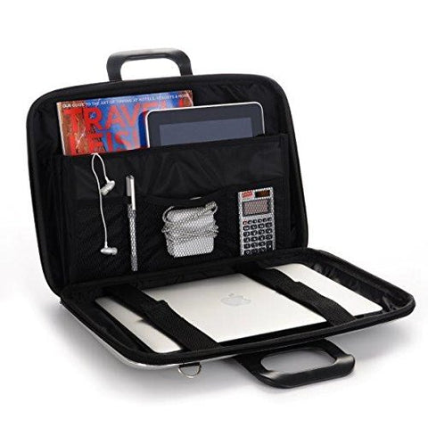 Bombata Classic Laptop Briefcase (Black, One Size)