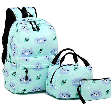 BLUBOON Backpack for School Girls Teens Bookbag Set Water Resistant Women Laptop Casual Daypack
