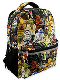 Lego Star Wars Boy's Girl's Adult 16 Inch School Backpack (One Size, Lego Star Wars)