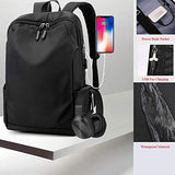 Waterproof 15" Laptop School Backpack Leisure Travel Backpack Student Bookbag Anti-theft Backpack Notebook Computer Backpack (Light Grey)