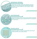 Vercord Hanging Toiletry Bag Portable Travel Organizers Cosmetics Makup Bag Case Shaving Kit, Green