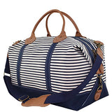 CB Station Weekender Bag (Navy Stripes)