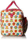 World Traveler Owl 22-Inch Travel Duffle Bag, Owl Pink