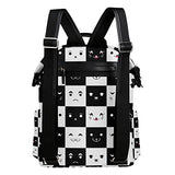 Colourlife Animal Face Stylish Casual Shoulder Backpacks Laptop School Bags Travel Multipurpose