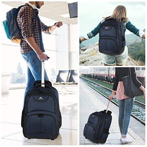 Amazon Roller Backpacks For College MITOWERMI Rolling Backpack For