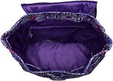 Vera Bradley Women's Drawstring Backpack, Lilac Tapestry