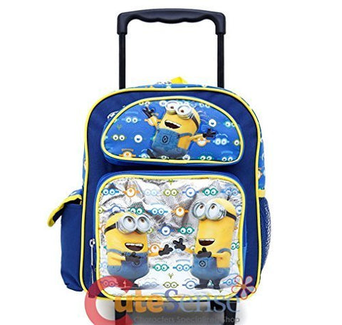 Despicable Me Minions Look At You 16 Inches Rolling Backpack-36516