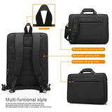 Coolbell 15.6 Inch Multi-Function Convertible Laptop Messenger Computer Bag Single-Shoulder