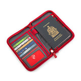 Heys America Unisex RFID Blocking Passport Wallet Red Luggage Accessory