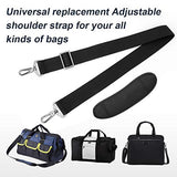 Adjustable Shoulder Strap Replacement Universal Padded Bag Strap by LAGRACERY with Metal Swivel