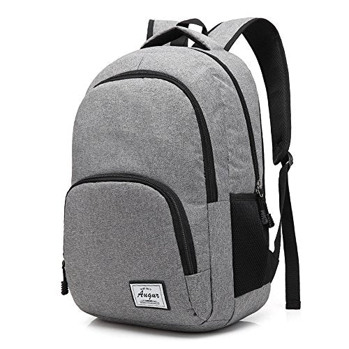 AUGUR Unisex Laptop Backpack Lightweight Casual School Bookbag Travel Daypack Backpack for Men