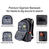 Kopack Laptop Backpack Men Usb Port Charger Slim Business Computer Backpack Anti-Theft Water