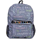 Wildkin 16 Inch Kids Backpack for Boys & Girls, 600-Denier Polyester Backpack for Kids, Features Padded Back & Adjustable Strap, Perfect Size for School & Travel Backpacks, BPA-free (Inspiration)