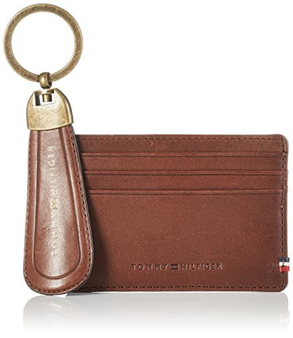 Tommy Hilfiger Mens Ho Th Burnished Cc Holder Shoe Horn Purse Multicolour (Testa Di Moro)