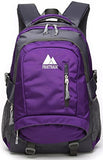 Proetrade Durable Water Resistant Travel Outdoor College School Backpack Daypack (Purple)