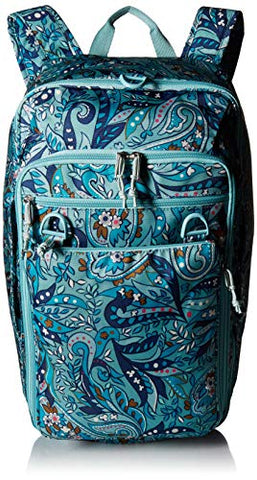 Vera Bradley womens Lighten Up Convertible Travel Bag, Polyester, Daisy Paisley, One Size
