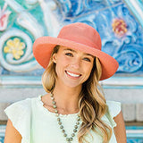 Wallaroo Hat Company Women’s Victoria Sun Hat – Tan – Ultra-Lightweight, Packable, Modern Style, Designed in Australia.