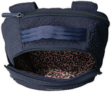 Vera Bradley Iconic Backpack, Microfiber, Classic Navy