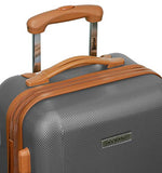 Dejuno Legion Hardside Spinner TSA Combination Lock Carry-on Suitcase-Silver