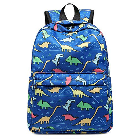 Preschool Backpack for Kids Boys Toddler Backpack Kindergarten School Bookbags (Cute Dinosaur-Dark Blue)