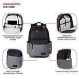 SWISSGEAR 2789 Laptop Backpack, Fits 13 Inch Laptop - Grey/Black