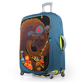 Washable Elastic Luggage Protective Covers Fits 20/24/28 Inch Suitcase Baggage Cover (M(22-24"),