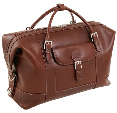 Siamod Amore 25084 Cognac Leather Duffel Bag