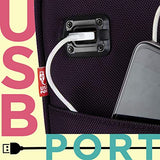 TPRC 15-Inch Under Seat Carry-On Bag, Purple, Underseater