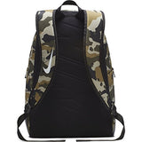 Nike Brasilia All Over Print Backpack, Neutral Olive/Black/White, X-Large