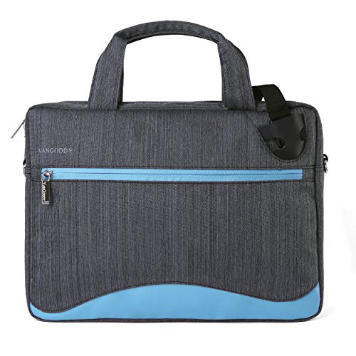 Vangoddy Wave Slim Blue Anti Theft Messenger Bag For Dell Latitude / Inspiron / Precision Mobile