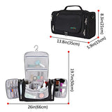 Lifewit Hanging Toiletry Bag Extra Large Waterproof Travel Essentials Organizer Personal Cosmetic Makeup Shaving Kit