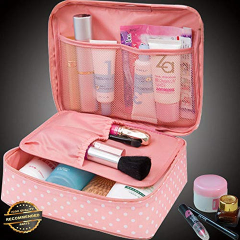 Gatton 1Г—Portable Travel Makeup Toiletry Case Pouch Flower Print Organizer Cosmetic Bag | Style