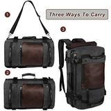 Ibagbar Canvas Backpack Travel Bag Hiking Bag Rucksack Duffel Bag Laptop Backpack Computer Bag