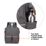 Veegul Stylish Doctor Style Multipurpose Canvas School Travel Backpack For Men Women Dual Pockets