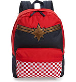 Vans CAPTAIN MARVEL Backpack Racing Red Schoolbag VN0A3QXFIZQ Vans MARVEL Bags