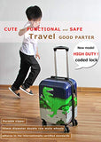 Lttxin Kids' Luggage 18 Inch Polycarbonate Carry On Rolling Suitcae Hard Shell (Cute