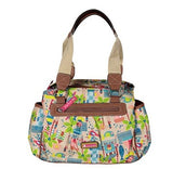 Lily Bloom Landon Triple Section Satchel, Beach House Sand