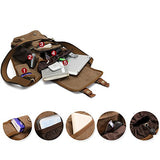 Koolertron Mens Boys Vintage Canvas Shoulder Military Messenger Bag Sling School Bags Chest