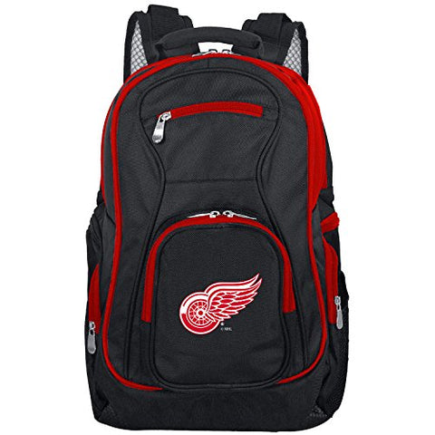 NHL Detroit Red Wings Colored Trim Premium Laptop Backpack