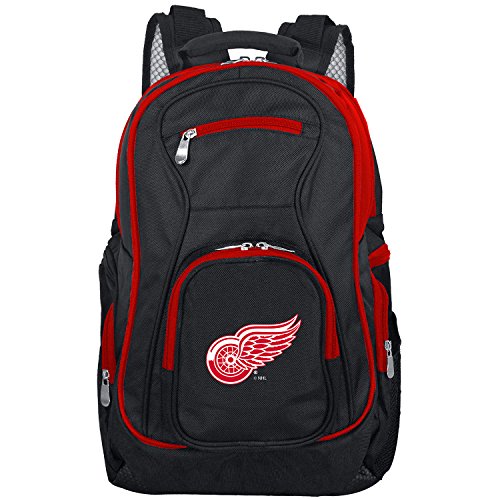 NHL Detroit Red Wings Colored Trim Premium Laptop Backpack