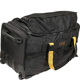 A.Saks Expandable 25in.Nylon Wheeled Duffel in Black
