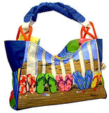 Flip Flop Scoop Tote Beach Bag