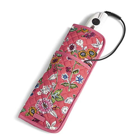 Vera Bradley Iconic Curling & Flat Iron Cover, coral floral