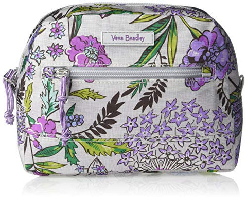 Vera Bradley Lighten Up Medium Cosmetic, Lavender Botanical