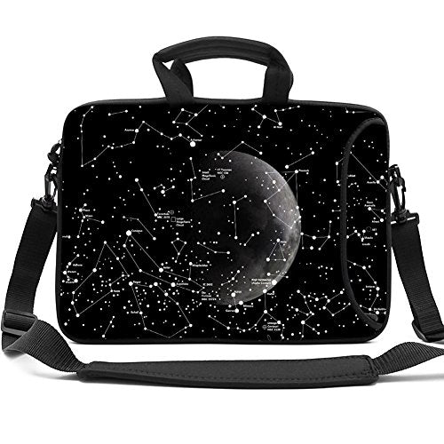 HAOCOO 17 17.3 inch Laptop Shoulder Bag Water-Resistant Neoprene Computer Case Sleeve with Handle